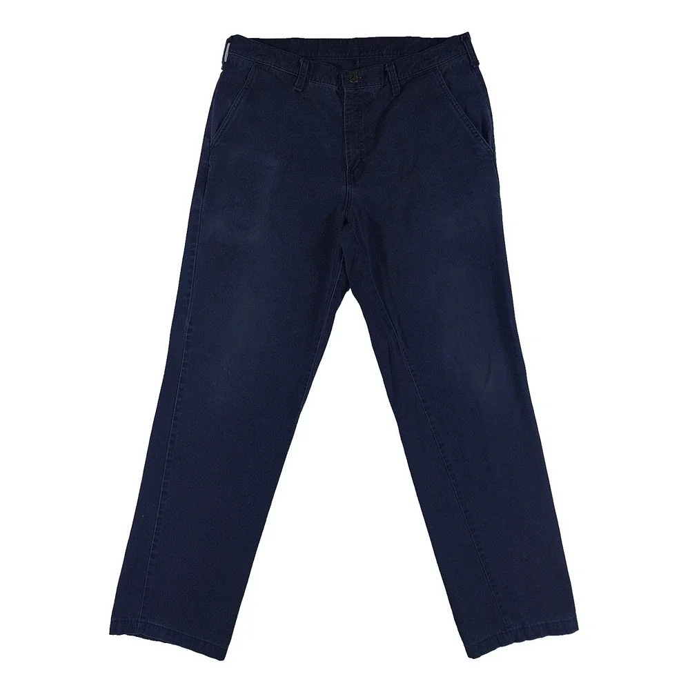 Bulwark FR Flame Resistant Work Pants Men 35x30 Navy Blue CAT 2 NFPA‎ 2112